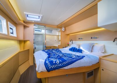 Lagoon 52F owner suite bright – Stay Salty Sailing, private crewed catamaran charter